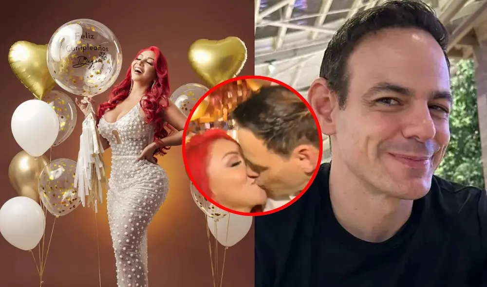 Deysi Araujo y Mark Vito se besan y desatan rumores de una relación. Foto: Instagram/Magaly ATV