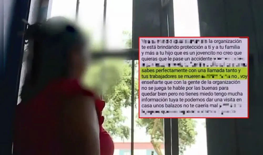 Extorsionadores han amenazado con atentar contra la vida de la empresaria y su familia en Santa Anita. Foto: composición LR/América