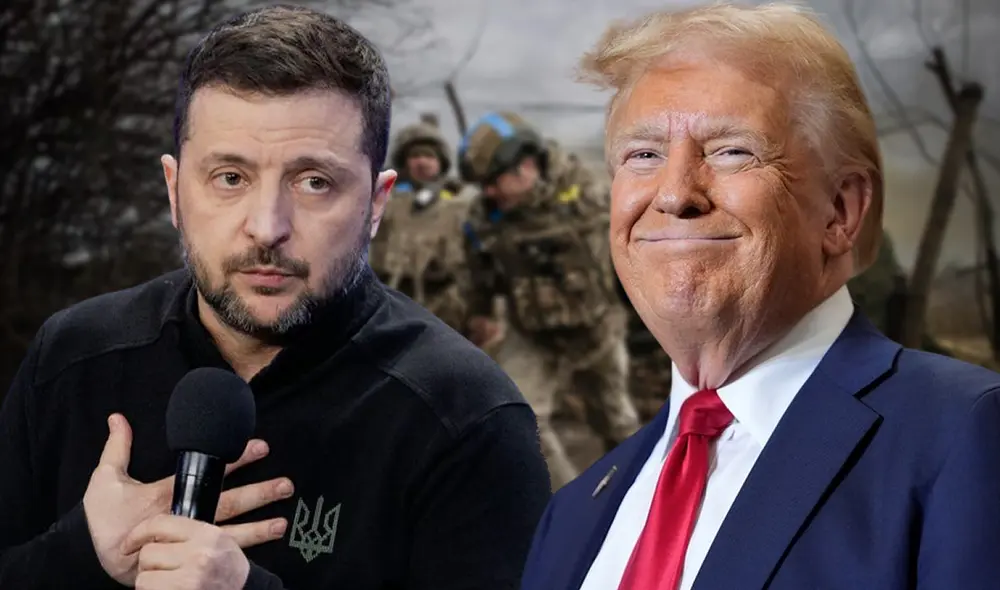La reunión entre Zelensky y Trump ha inquietado a los aliados de Ucrania, quienes consideran clave reafirmar su respaldo en la cumbre. Foto: Composición LR.