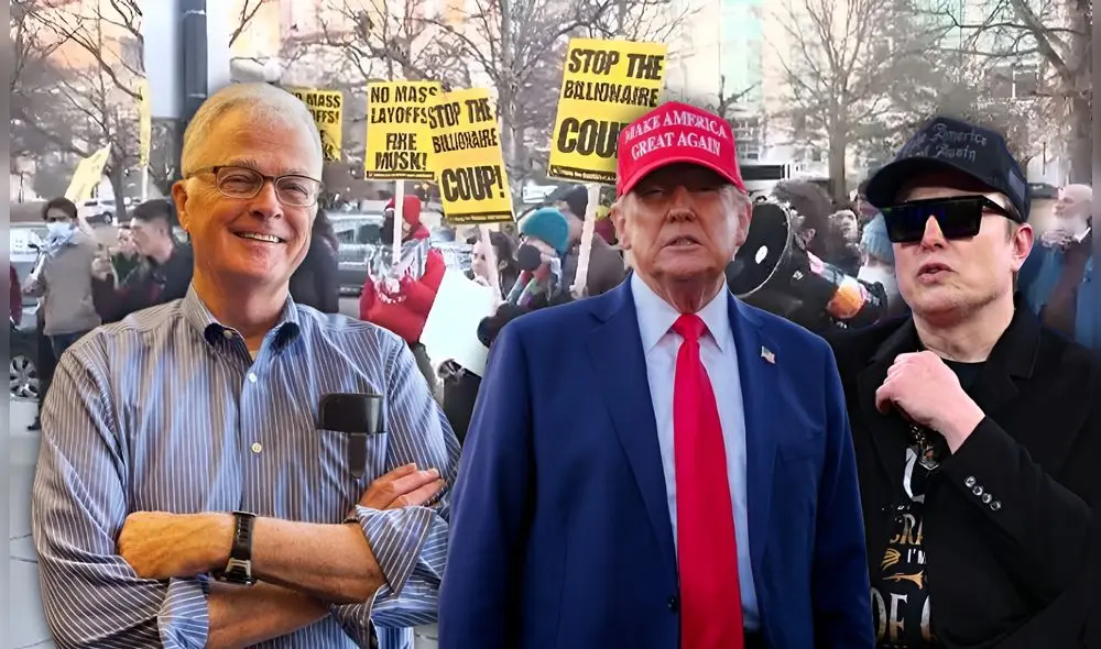 William Alsup alegaría que los despidos aprobados por Donald Trump y Elon Musk serían ilegales. Foto: Composición LR/law.com/AFP/Telecinco