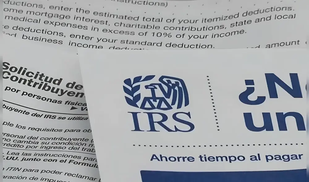 El IRS comunicó la prórroga continuará siendo el 14 de abril de 2025 en Estados Unidos. Foto: IRS