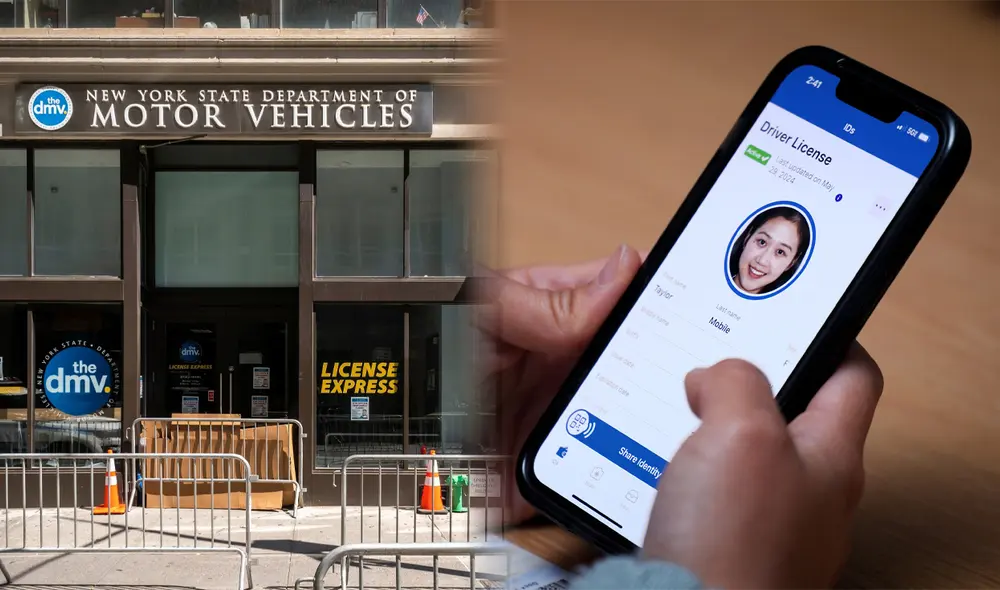 Los residentes de Nueva York contarán con el Mobile ID, una herramienta digital que facilitará la gestión de su identidad de manera segura y cómoda, mejorando la verificación de datos personales. Foto: composición LR/ DMV NY
