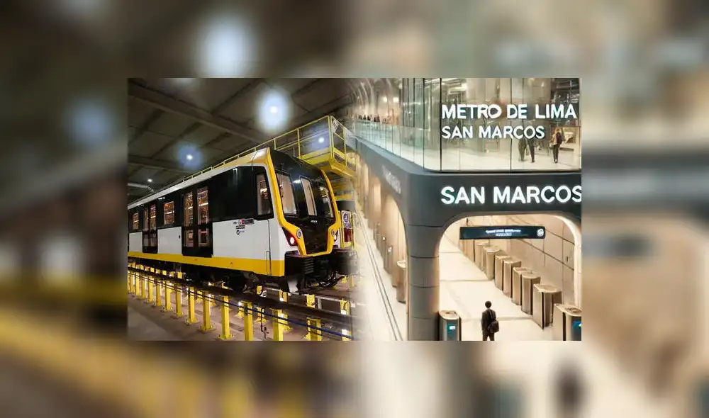 La estación San Marcos, parte de la Línea 2 del Metro, beneficiará a más de 45.000 personas. Foto:composición LR/difusión/IA La estación San Marcos, parte de la Línea 2 del Metro, beneficiará a más de 45.000 personas. Foto:composición LR/difusión/IA