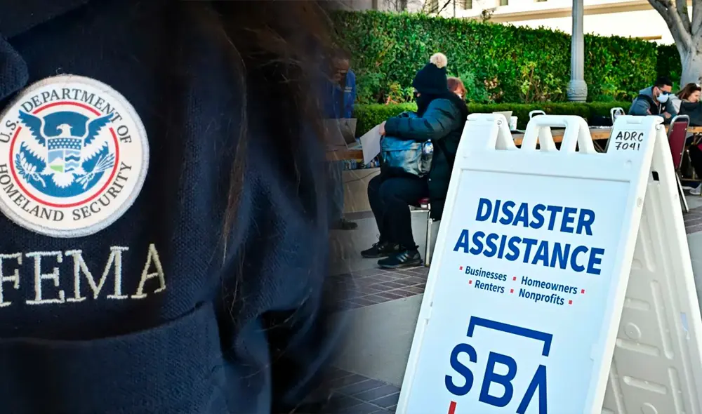En Los Ángeles, California, los residentes pueden acceder a un apoyo por parte de FEMA. Foto: Composición LR