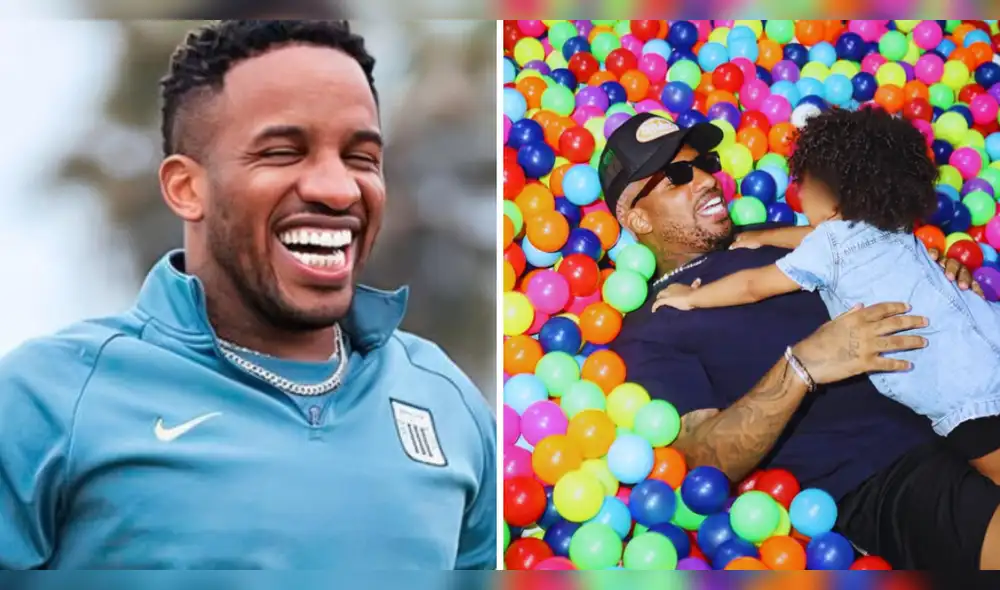 Jefferson Farfán compartió tiernas imágenes junto a su hija menor en KM40. Foto: Composición LR/Instagram