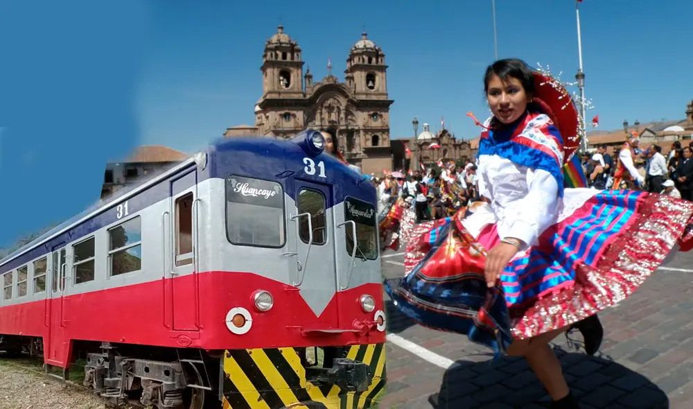 Peruanos disfrutarán del tren central andino que operará en los feriados largos 2025. Foto: Composición LR/Andina.