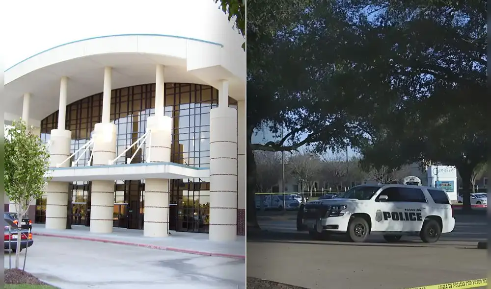 Las autoridades de Texas continúan en la búsqueda del responsable del tiroteo en Pasadena Memorial High School. Foto: Pasadena Memorial High School/Telemundo Houston