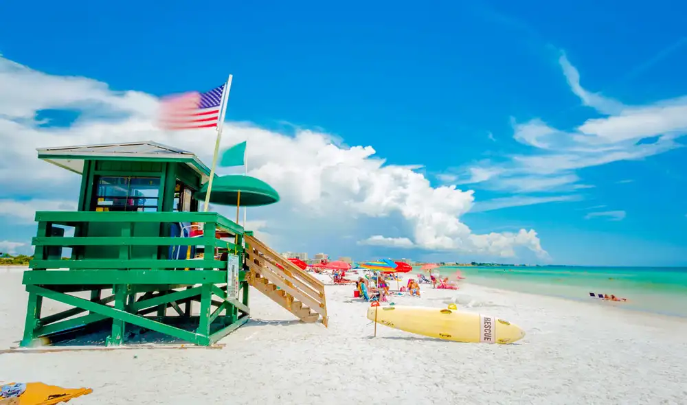 La investigación por Tideschart fue realizada a un total de 528 playas en Estados Unidos. Foto: WFLA La investigación por Tideschart fue realizada a un total de 528 playas en Estados Unidos. Foto: WFLA