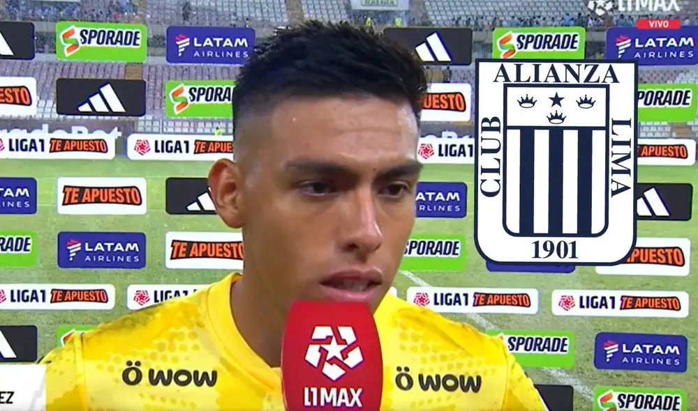 Diego Enríquez llegó a los 100 partidos como profesional. Foto: composición LR/captura de L1 MAX