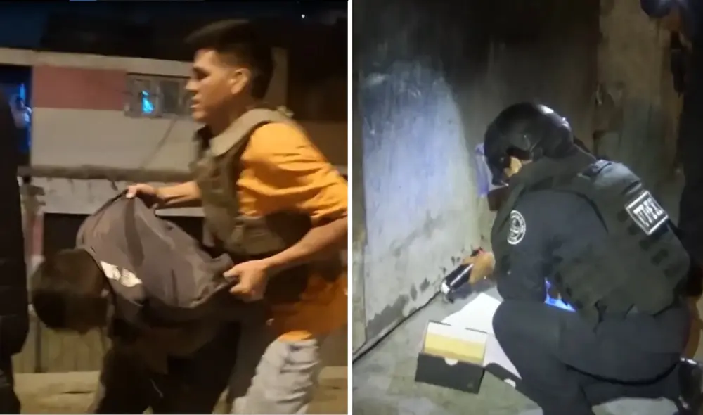 Durante la captura, la policía encontró un arma utilizada en los atentados. Foto: captura/latina