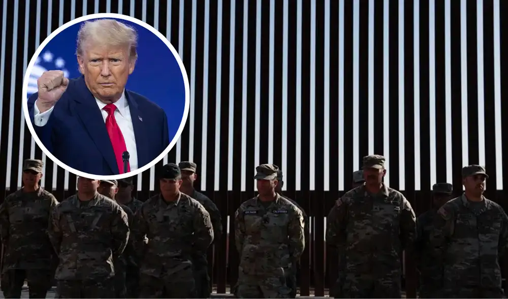 A pesar de la gran movilización de tropas, estas no intenvendrán en las deportaciones de inmigrantes ilegales. Foto: composición LR/EFE A pesar de la gran movilización de tropas, estas no intenvendrán en las deportaciones de inmigrantes ilegales. Foto: composición LR/EFE