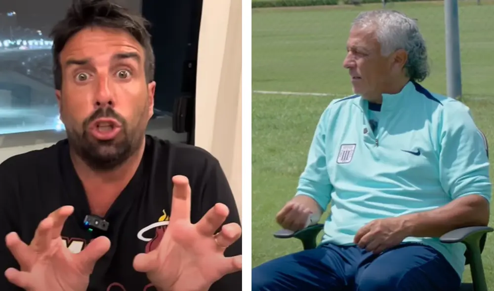 Flavio Azzaro criticó llegada de Néstor Gorosito a Alianza Lima. Foto: composición LR/captura de Tina Directo/Azzaro
