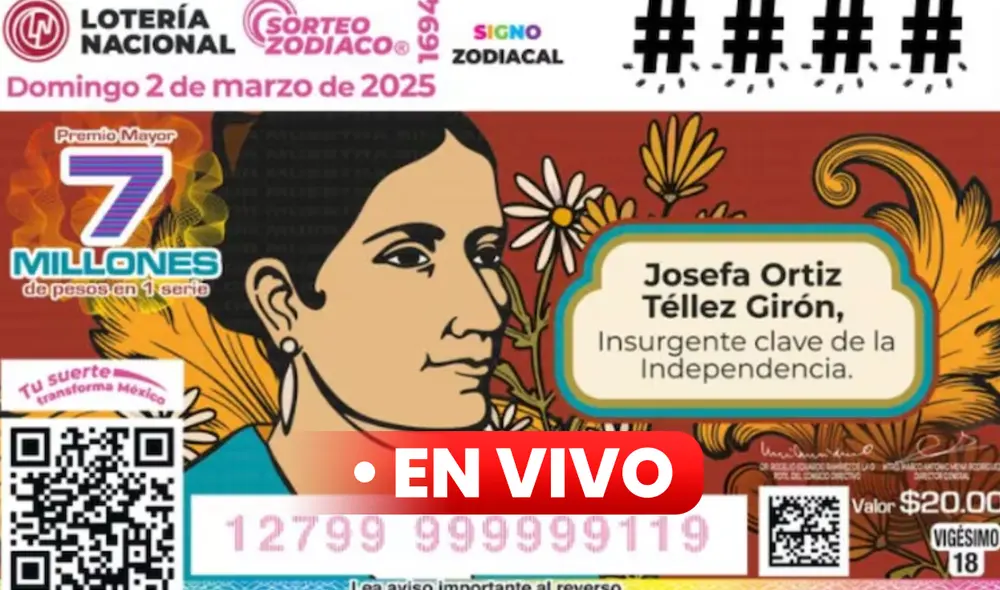 No te pierdas de la transmisión EN VIVO HOY del sorteo Zodiaco por la web de La República. Composición LR / Lotería Nacional de México No te pierdas de la transmisión EN VIVO HOY del sorteo Zodiaco por la web de La República. Composición LR / Lotería Nacional de México