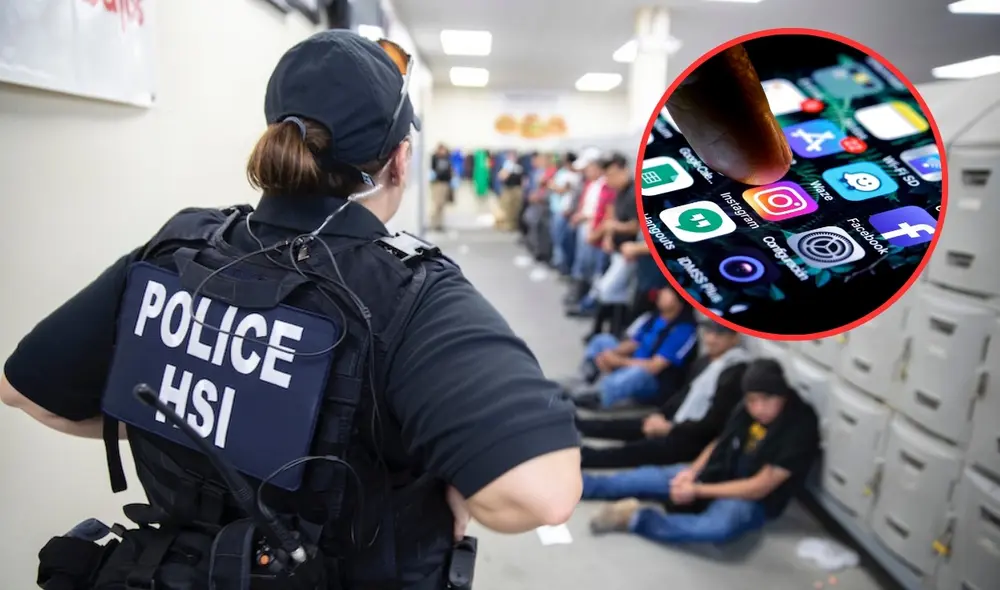 ICE toma de aliado a las redes sociales en su lucha contra los inmigrantes. Foto: composición LR/EFE