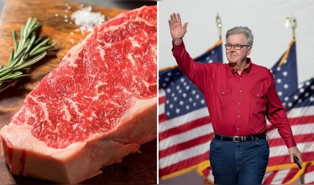 El vicegobernador instó a los restaurantes y supermercados a utilizar el nuevo nombre 'Texas Strip' en sus menús y etiquetas de precios en futuras impresiones. Foto: composición LR/AP/U.S. Meat. El vicegobernador instó a los restaurantes y supermercados a utilizar el nuevo nombre 'Texas Strip' en sus menús y etiquetas de precios en futuras impresiones. Foto: composición LR/AP/U.S. Meat.