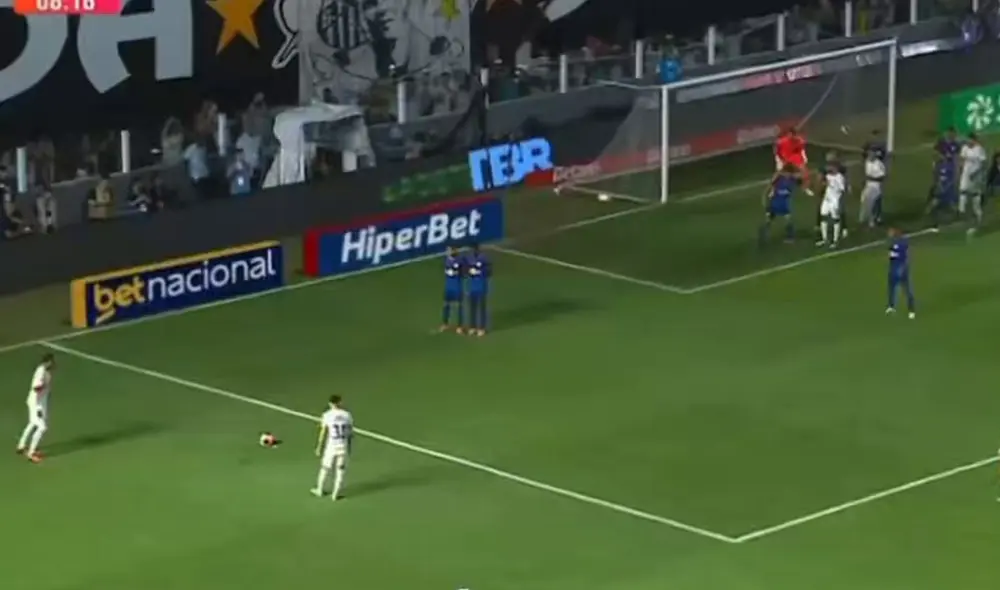 Neymar afronta su segunda etapa en el Santos. Foto:  TNT Sports Brasil