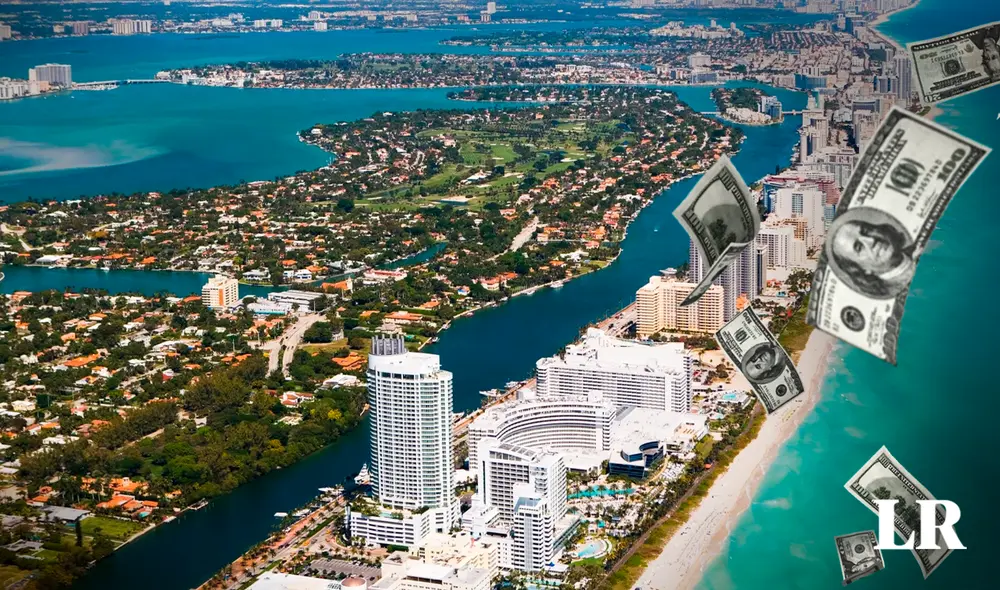 Durante este período, el salario promedio por hora en Miami pasó de 18,60 a 22,36 dólares, superando la inflación del 19,1%. Foto: Composición de Jazmin Ceras/LR/National Geographic/PNGWing