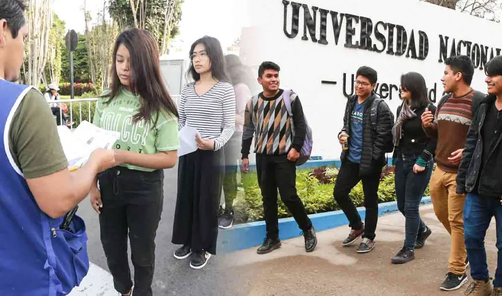 Algunos estudiantes buscan ingresar de manera directa a la UNMSM a través de la Cepre San Marcos. Foto: composición LR/Andina