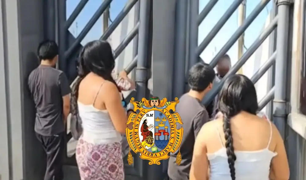 Un postulante tardío ingresó al examen de la UNMSM tras súplicas de su madre. Foto: composición LR