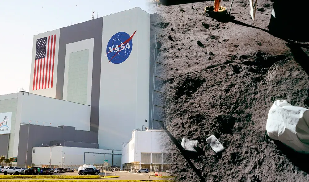La NASA busca una solución para resolver el problema de la basura que dejan las misiones espaciales a la Luna. Foto. NASA
