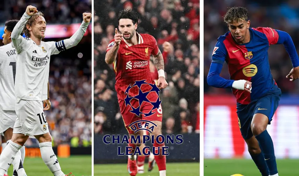 Real Madrid, Liverpool y Barcelona son los principales clubes a llevarse el título de la Champions League. Foto: composición GLR
