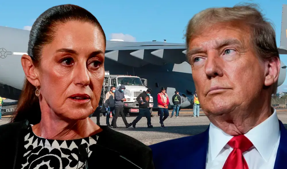 México enfrenta aumento en deportaciones desde EE. UU. con más de 19.000 repatriaciones. Foto: composición LR México enfrenta aumento en deportaciones desde EE. UU. con más de 19.000 repatriaciones. Foto: composición LR