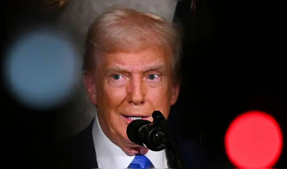 Dado que Trump lleva poco más de un mes en el cargo, su discurso no se considera un "Estado de la Nación". Foto: AFP.