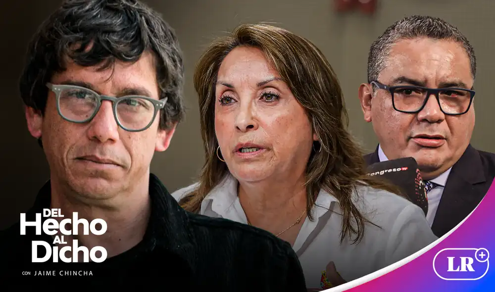 Jaime Chincha critica a Dina Boluarte por apoyar a Santiváñez. Foto: composición LR Jaime Chincha critica a Dina Boluarte por apoyar a Santiváñez. Foto: composición LR