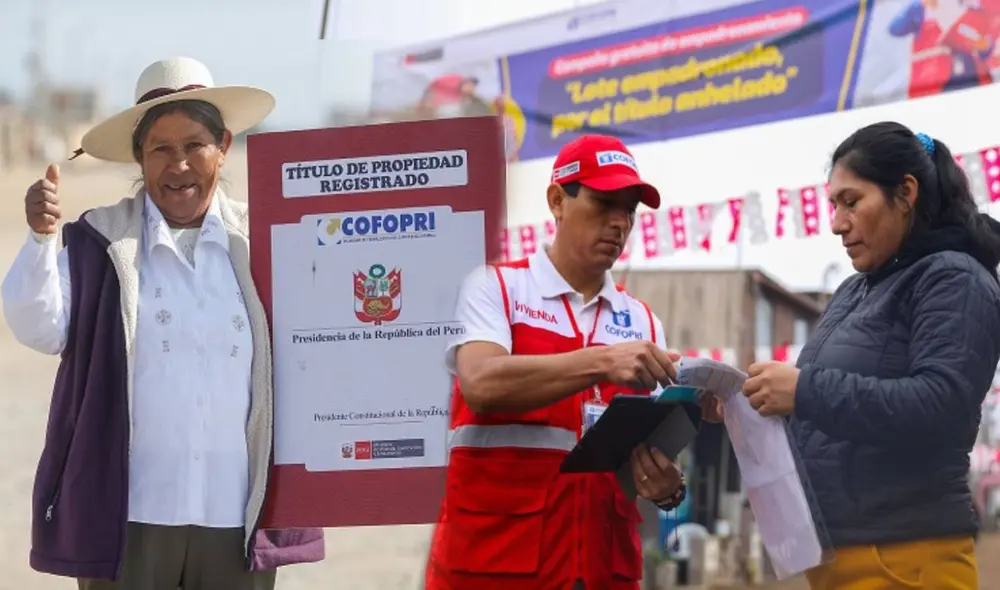 Cofopri es la entidad que brinda titulos de propiedad gratis a los peruanos que cumplen con ciertos requisitos. Foto: Composición LR/Andina.