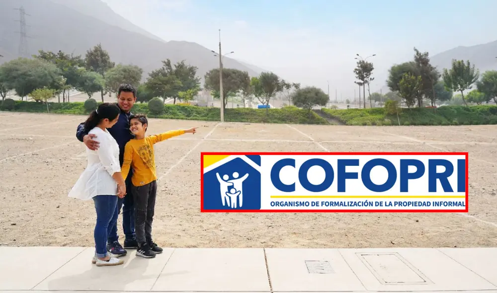 Cofopri gestiona la titulación en favor de los dueños de terrenos informales en Perú. Foto: composición LR/Andina