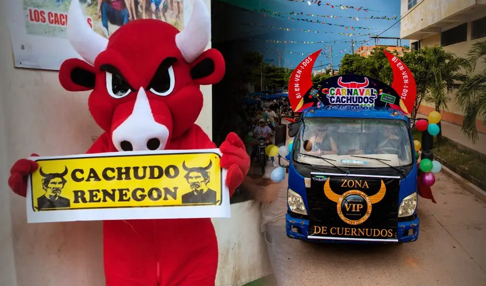¿Cómo nació el Carnaval de los Cachudos? El festival de Pucallpa en el que para participar es necesario inscribirse como "cachudo". Foto: composición LR/Carnavalcachudooficial