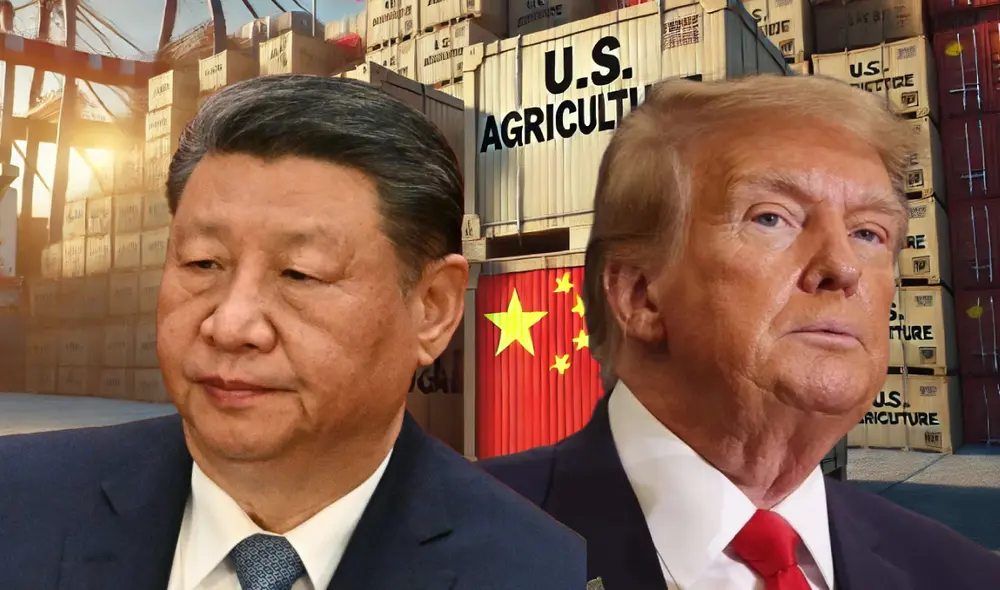 China ha anunciado aranceles a productos agrícolas clave de Estados Unidos. Foto: composición LR