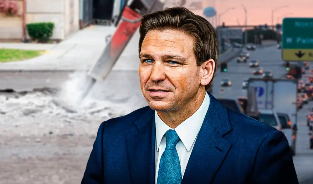 Ron DeSantis quiere evitar la congestión vehicular en Florida y presentó un proyecto antes de que acabe su gobierno. Foto: composición LR/People