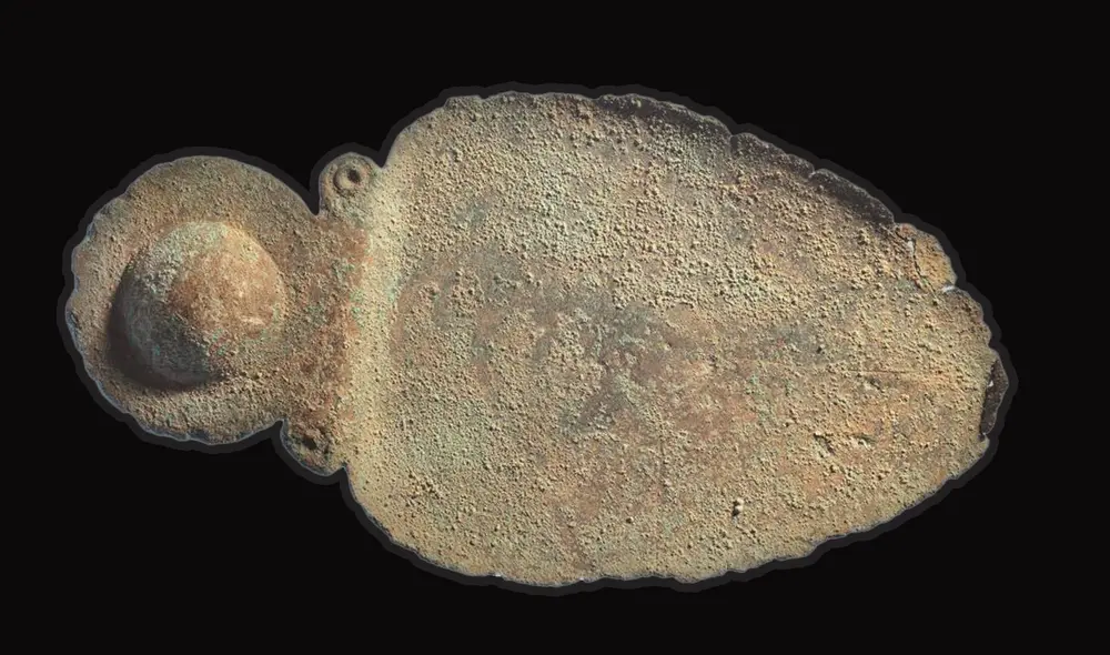 La cuchara ritual descubierta en la Isla de Man es solo una de las 28 que se conocen de este tipo en toda Europa. Foto: Manx National Heritage La cuchara ritual descubierta en la Isla de Man es solo una de las 28 que se conocen de este tipo en toda Europa. Foto: Manx National Heritage