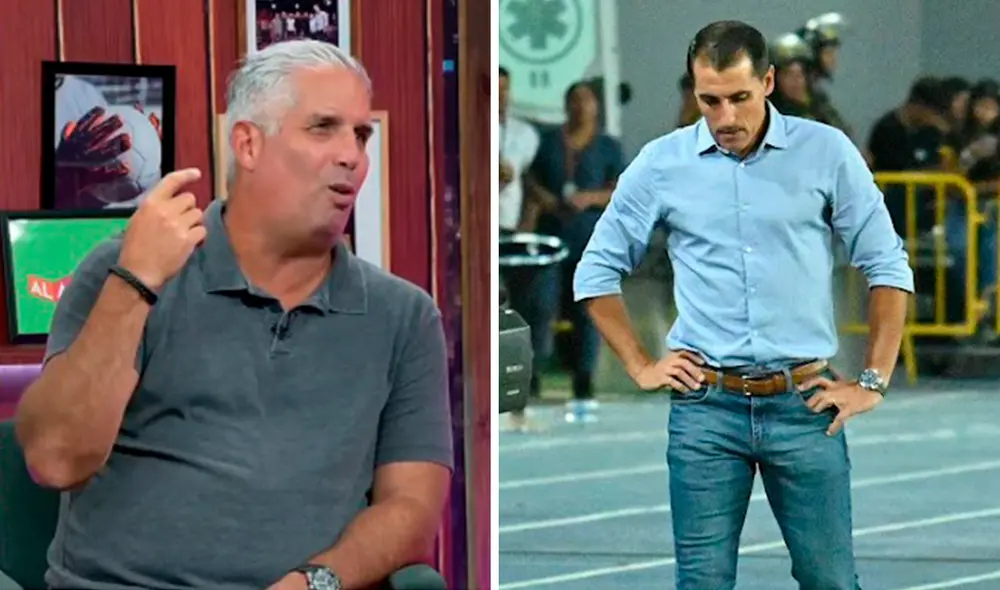 Diego Rebagliati aseguró que el desempeño de Farré ha colmado la paciencia de los hinchas de Sporting Cristal. Foto: composición de LR/Miguel Vásquez/captura de Movistar Deportes Diego Rebagliati aseguró que el desempeño de Farré ha colmado la paciencia de los hinchas de Sporting Cristal. Foto: composición de LR/Miguel Vásquez/captura de Movistar Deportes