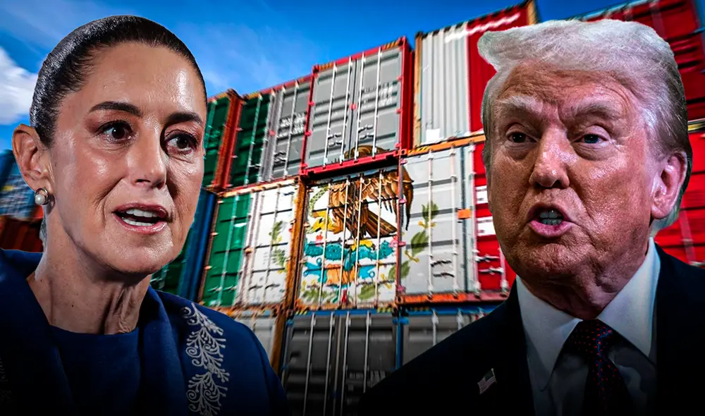 Sheinbaum advirtió que la imposición de aranceles resultará en un aumento de precios para los estadounidenses. Foto: composición LR/Gerson Cardoso/AFP