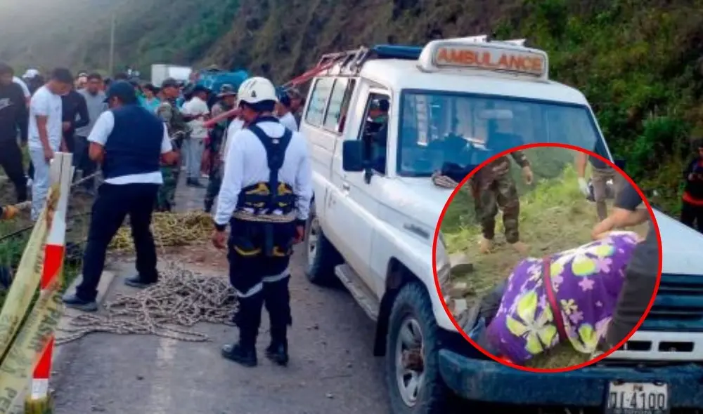 Condiciones climáticas dificultan rescate tras accidente en el Vraem. Foto: composición LR/Andina. Condiciones climáticas dificultan rescate tras accidente en el Vraem. Foto: composición LR/Andina.