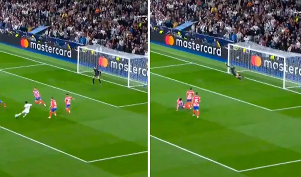 Rodrygo anotó el 1-0 del Real Madrid al minuto 3 del primer tiempo. Foto: composición de LR/captura de ESPN