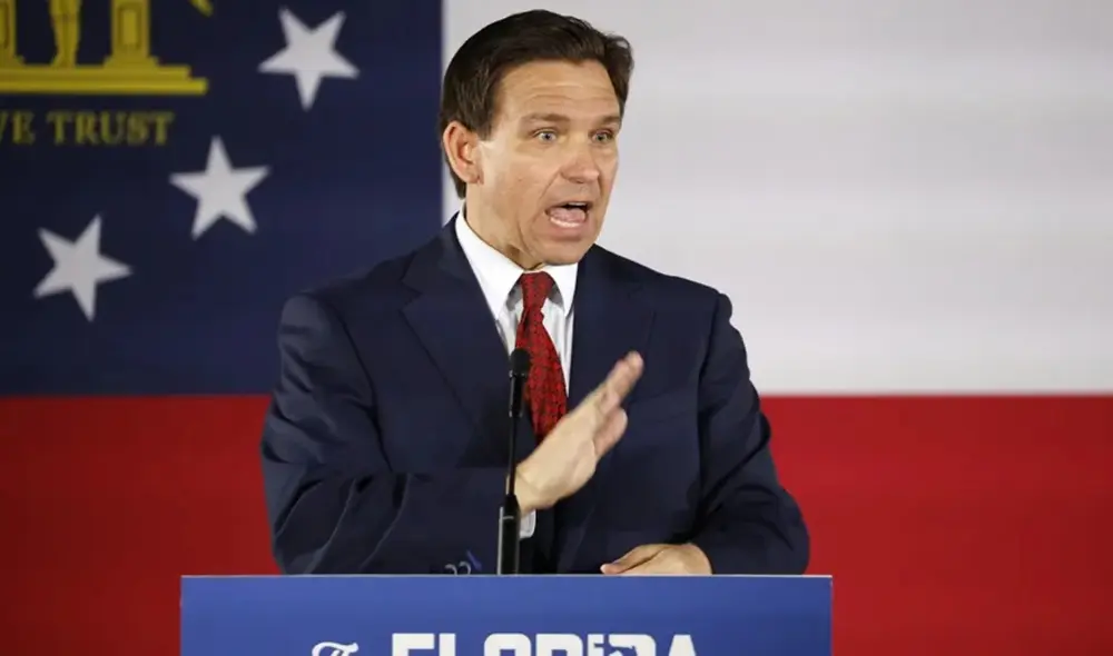 Ron DeSantis realizó su discurso anual, donde rindió cuentas sobre la situación actual de Florida. Foto: EFE Ron DeSantis realizó su discurso anual, donde rindió cuentas sobre la situación actual de Florida. Foto: EFE