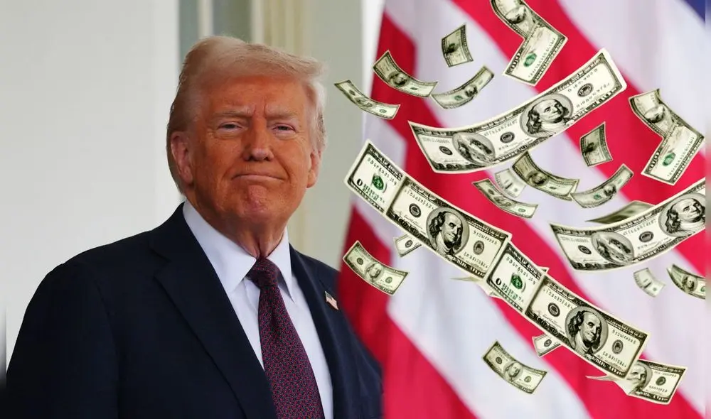 Donald Trump y Elon Musk, al mando de DOGE, prepararían un desembolso millonarios como cheques de estímulo. Foto: Composición LR/AFP/Pixabay