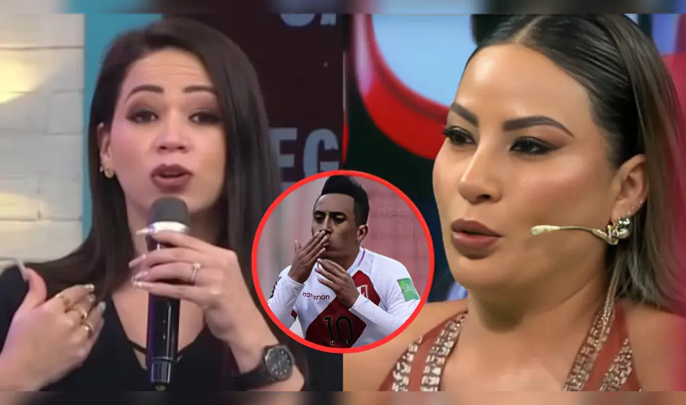 Pamela López expuso chats entre Christian Cueva y Melissa Klug. Foto: Composición LR/Panamericana