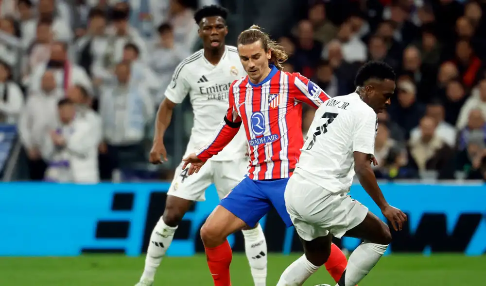 Atlético Madrid se enfrentará a Real Madrid en el Metropolitano. Foto: AFP