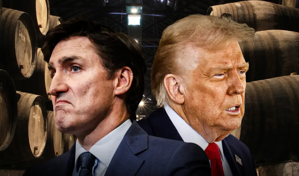 Tiendas de diversas provincias canadienses retiraron bebidas alcohólicas estadounidenses. Foto: composición LR / AFP / difusión Tiendas de diversas provincias canadienses retiraron bebidas alcohólicas estadounidenses. Foto: composición LR / AFP / difusión