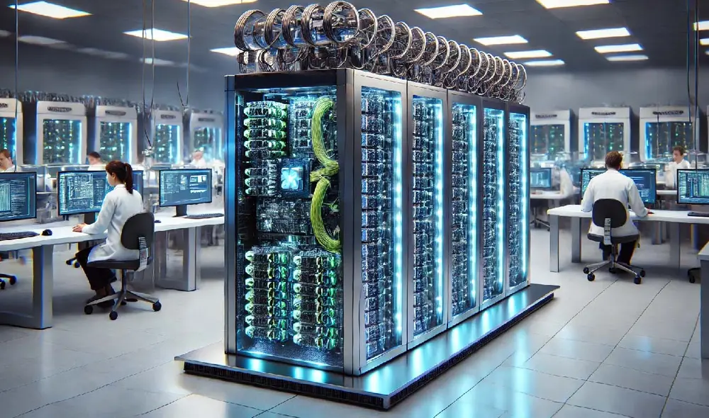 China se posiciona como líder en computación cuántica con el nuevo procesador "Zuchongzhi 3.0", que cuenta con 105 qubits y supera a modelos de Google en velocidad. Foto: DALL-E