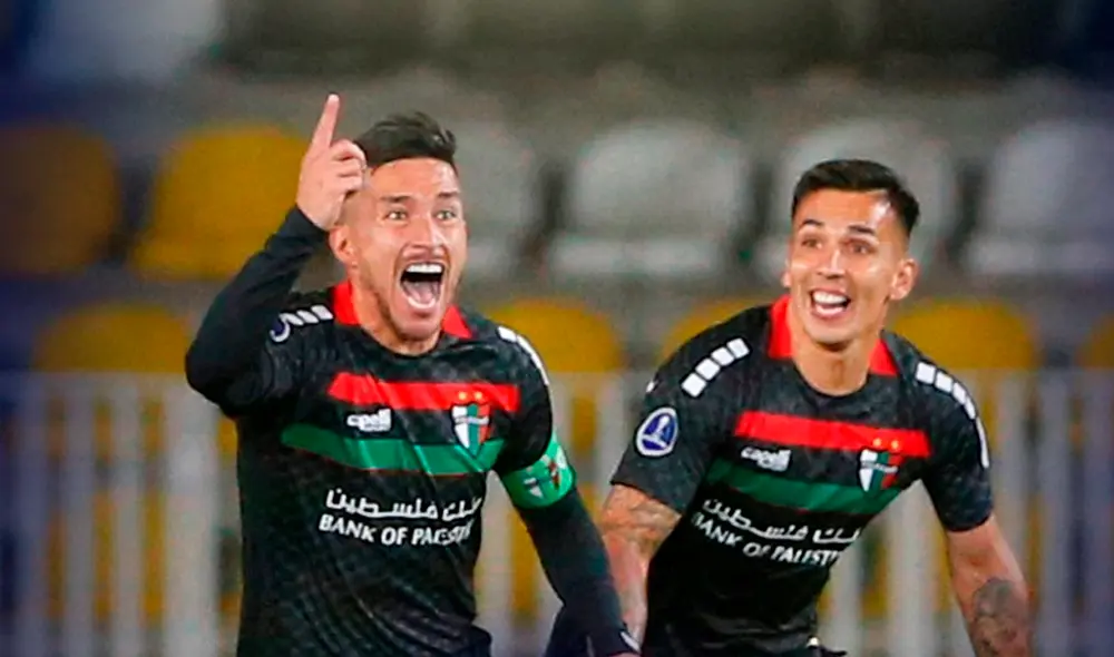 Palestino venció a la Católica en el Estadio Francisco Sánchez Rumoroso. Foto: Conmebol Sudamericana