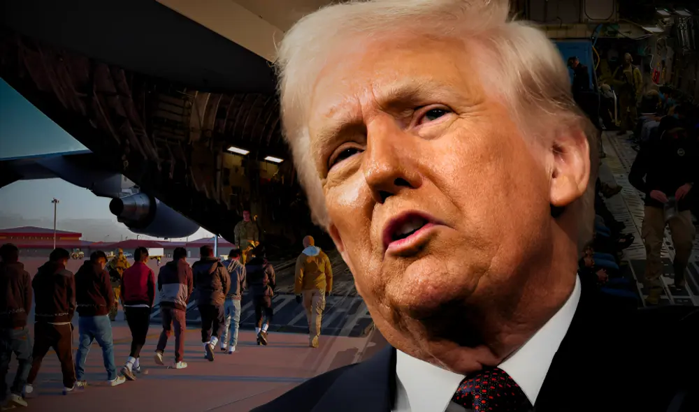 Witness at the Border señala que las deportaciones masivas aumentaron en 2025 por las políticas de Donald Trump. Foto: composición LR/AFP/CNN Witness at the Border señala que las deportaciones masivas aumentaron en 2025 por las políticas de Donald Trump. Foto: composición LR/AFP/CNN