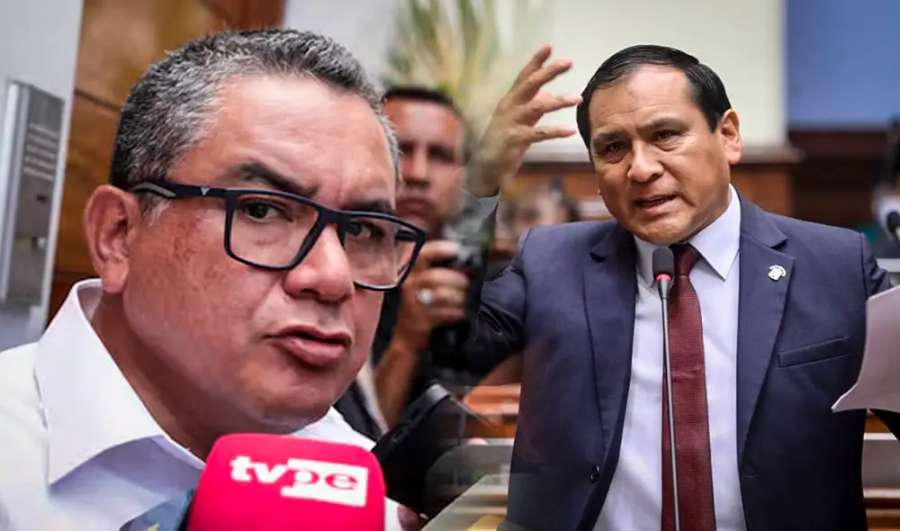 Se necesitan 33 firmas para presentar la moción de censura contra Juan José Santiváñez. Foto: composición LR Se necesitan 33 firmas para presentar la moción de censura contra Juan José Santiváñez. Foto: composición LR