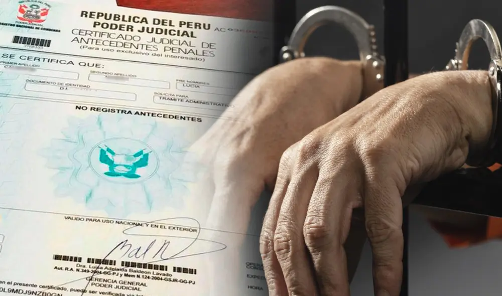 El certificado de antecedentes penales es un documento indispensable en Perú, pues acredita si una persona tiene una condena emitida por el Poder Judicial. Foto: Composición LR/Andina