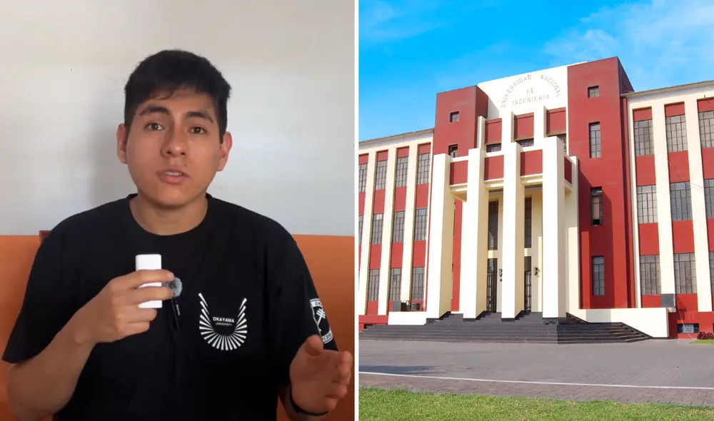 El joven estudiante ingresó a la UNI pero actualmente estudia en prestigiosa universidad de Japón. Foto: composición LR/UNI