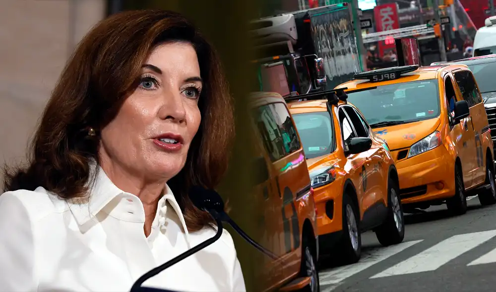 Bajo la gestión de Kathy Hochul, los conductores en Nueva York tendrán que respetar obligatoriamente una normativa de tránsito. Foto: Composición LR Bajo la gestión de Kathy Hochul, los conductores en Nueva York tendrán que respetar obligatoriamente una normativa de tránsito. Foto: Composición LR